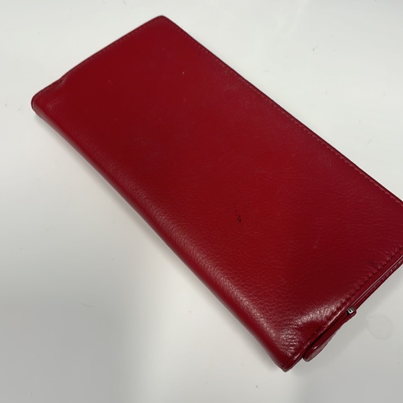 DILANA  UNISEX. Wallet. Red color. Leather.  Excellent condition no damages. - Picture 4 of 8